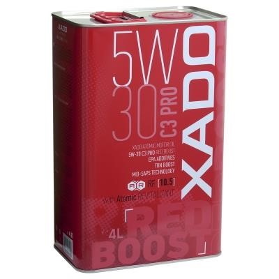 Xado XA 26268 Моторное масло Xado Atomic Oil Red Boost Pro C3 5W-30, 4л XA26268: Отличная цена - Купить в Польше на 2407.PL!