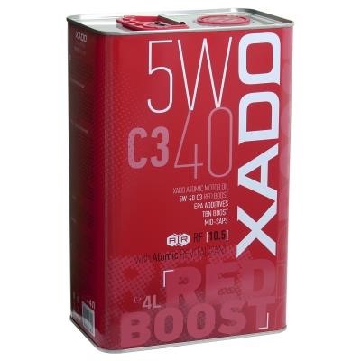 Xado XA 26222 Моторна олива Xado Atomic Oil Red Boost C3 5W-40, 4л XA26222: Приваблива ціна - Купити у Польщі на 2407.PL!