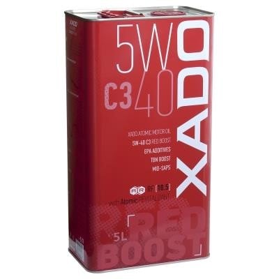 Xado XA 26322 Моторна олива Xado Atomic Oil Red Boost C3 5W-40, 5л XA26322: Приваблива ціна - Купити у Польщі на 2407.PL!