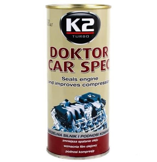 K2 T350E Dodatek do oleju K2 "Motor Doctor" DOKTOR CAR SPEC, 443 ml T350E: Dobra cena w Polsce na 2407.PL - Kup Teraz!