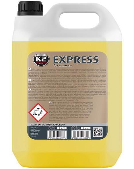 K2 K135 Express shampoo for car wash, 5l K135: Buy near me in Poland at 2407.PL - Good price!