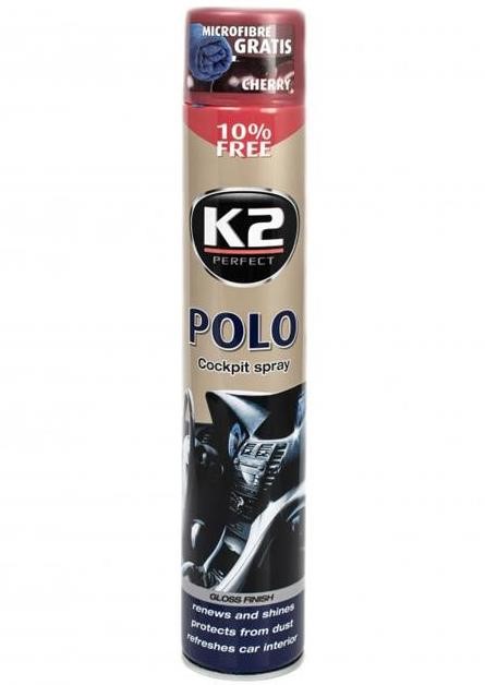 K2 K407W11 Полироль для пластика K2 POLO COCKPIT, вишня, 750 мл K407W11: Отличная цена - Купить в Польше на 2407.PL!