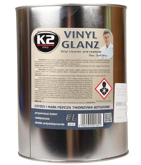 K2 M191 Myjnia vinyl glanz 5l do nablyszczania opon i plastikow antystatyczny 5l M191: Dobra cena w Polsce na 2407.PL - Kup Teraz!