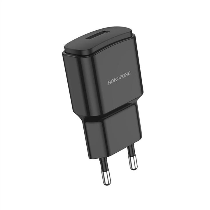 Borofone BA48AB Mains charger Borofone BA48A Orion single port charger Black BA48AB: Buy near me in Poland at 2407.PL - Good price!