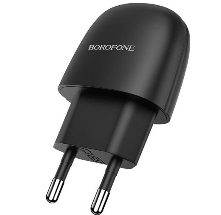 Borofone BA49AB Mains charger Borofone BA49A Vast power single port charger Black BA49AB: Buy near me in Poland at 2407.PL - Good price!