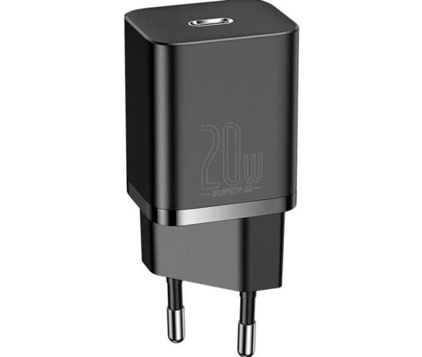 Baseus CCSUP-B01 Ładowarka sieciowa Baseus Super Si Quick Charger 1C 20W EU Black CCSUPB01: Dobra cena w Polsce na 2407.PL - Kup Teraz!