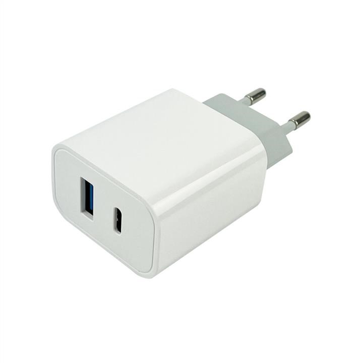 Mibrand MIWC/33UCW Mains charger Mibrand MI-33 GaN 30W Travel Charger USB-A + USB-C White MIWC33UCW: Buy near me in Poland at 2407.PL - Good price!
