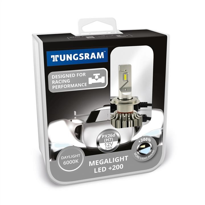 Tungsram TU60450.2K LED Lamp Set Tungsram Megalight LED 200 12V H7 24W 6000K TU604502K: Buy near me in Poland at 2407.PL - Good price!