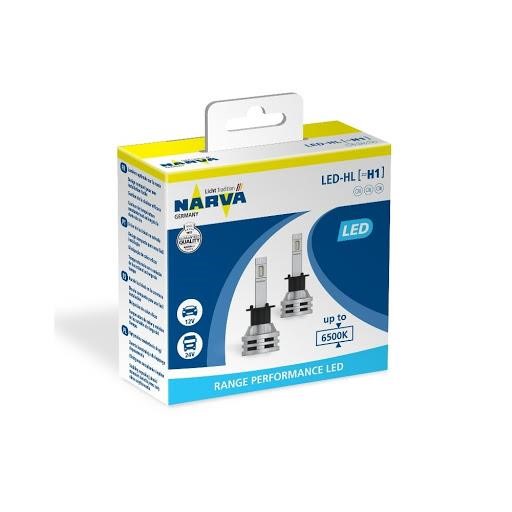 Narva 18057 LED Lamp Set Narva Performance H1 12/24v 24W 6500K 18057: Buy near me in Poland at 2407.PL - Good price!