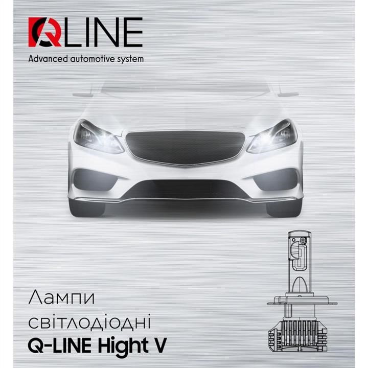 Komplet lamp LED QLine LED Hight V H4 6000K QLine 00-00019222