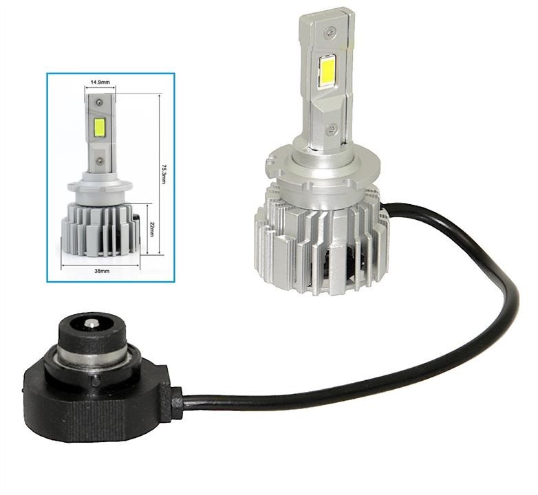 Komplet lamp LED QLine Ultra D4S 65W 6000K (2шт) QLine 00-00020283