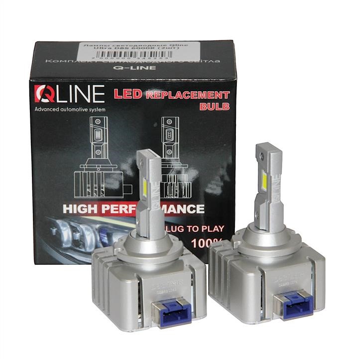 Komplet lamp LED QLine Ultra D8S 65W 6000K (2шт) QLine 00-00020285