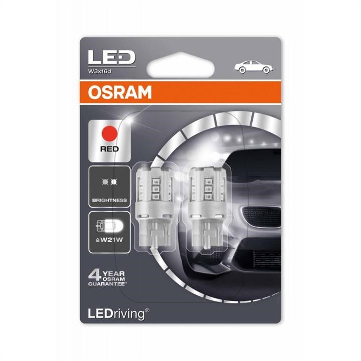 Osram 7705R-BLI2 Лампи світлодіодні комплект Osram W21W 12V W3X16d 7705RBLI2: Приваблива ціна - Купити у Польщі на 2407.PL!