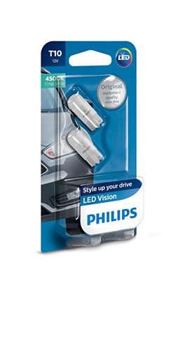 Philips 12791B2 Komplet lamp LED Philips LED T10 4500K 12V 12791B2: Dobra cena w Polsce na 2407.PL - Kup Teraz!