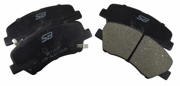 SB BP11537 Brake Pad Set, disc brake BP11537: Buy near me in Poland at 2407.PL - Good price!