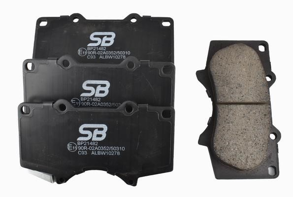 SB BP21482 Brake Pad Set, disc brake BP21482: Buy near me in Poland at 2407.PL - Good price!