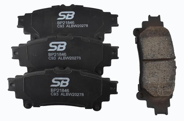 SB BP21846 Тормозные колодки дисковые, комплект BP21846: Отличная цена - Купить в Польше на 2407.PL!