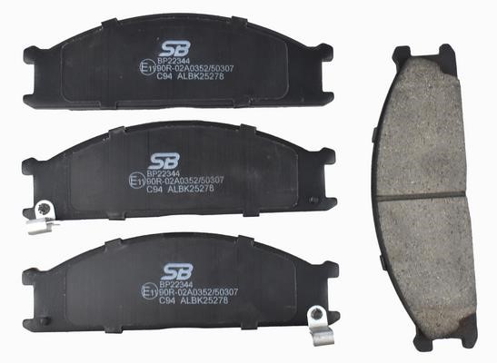 SB BP22344 Brake Pad Set, disc brake BP22344: Buy near me in Poland at 2407.PL - Good price!