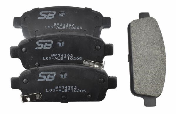 SB BP34392 Brake Pad Set, disc brake BP34392: Buy near me in Poland at 2407.PL - Good price!