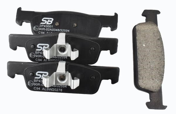 SB BP43001 Brake Pad Set, disc brake BP43001: Buy near me in Poland at 2407.PL - Good price!