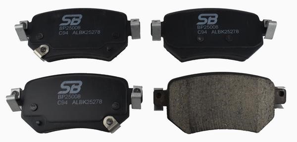 SB BP25008 Тормозные колодки дисковые, комплект BP25008: Отличная цена - Купить в Польше на 2407.PL!