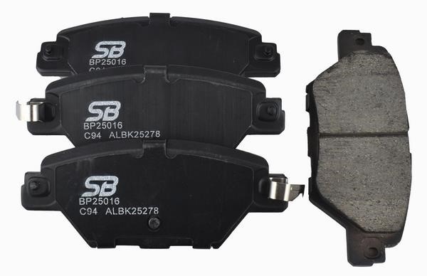 SB BP25016 Тормозные колодки дисковые, комплект BP25016: Отличная цена - Купить в Польше на 2407.PL!