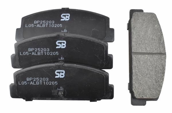 SB BP25203 Тормозные колодки дисковые, комплект BP25203: Отличная цена - Купить в Польше на 2407.PL!
