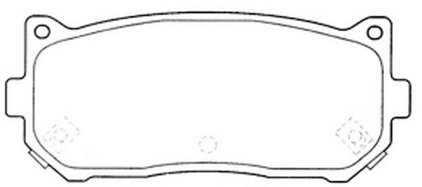 SB BP13528 Тормозные колодки дисковые, комплект BP13528: Купить в Польше - Отличная цена на 2407.PL!