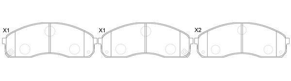 SB BP13671 Brake Pad Set, disc brake BP13671: Buy near me in Poland at 2407.PL - Good price!