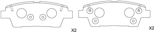 SB BP11008 Brake Pad Set, disc brake BP11008: Buy near me in Poland at 2407.PL - Good price!