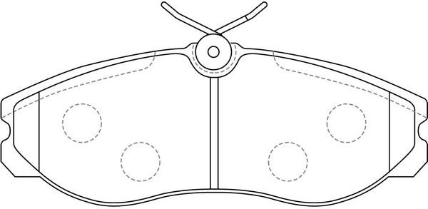 SB BP22213 Brake Pad Set, disc brake BP22213: Buy near me in Poland at 2407.PL - Good price!