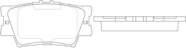 SB BP21522 Тормозные колодки дисковые, комплект BP21522: Отличная цена - Купить в Польше на 2407.PL!