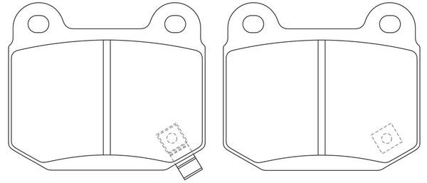 SB BP30226 Тормозные колодки дисковые, комплект BP30226: Отличная цена - Купить в Польше на 2407.PL!