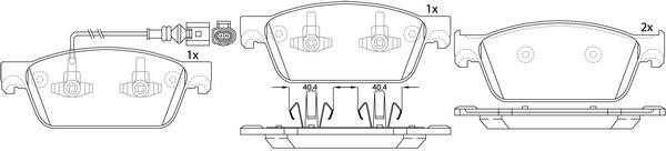 SB BP33001W Brake Pad Set, disc brake BP33001W: Buy near me in Poland at 2407.PL - Good price!