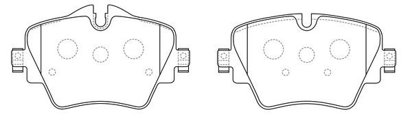 SB BP32007 Brake Pad Set, disc brake BP32007: Buy near me in Poland at 2407.PL - Good price!