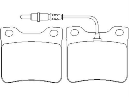 SB BP41265W Brake Pad Set, disc brake BP41265W: Buy near me in Poland at 2407.PL - Good price!