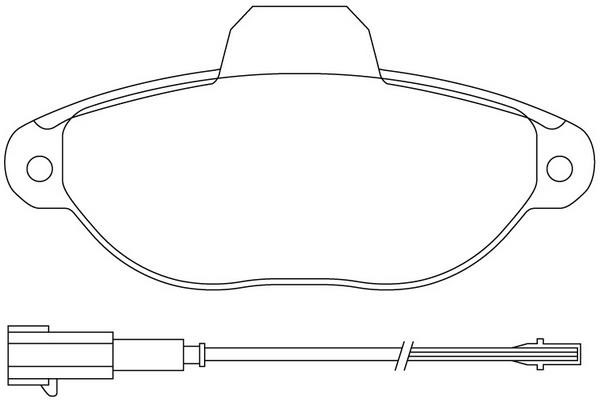 SB BP41287W Тормозные колодки дисковые, комплект BP41287W: Отличная цена - Купить в Польше на 2407.PL!