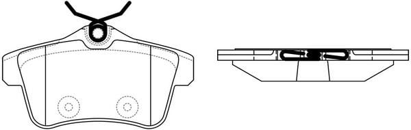 SB BP42473 Brake Pad Set, disc brake BP42473: Buy near me in Poland at 2407.PL - Good price!