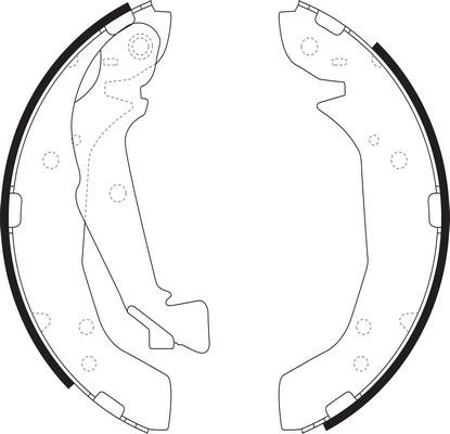 SB BS13612 Brake shoe set BS13612: Buy near me at 2407.PL in Poland at an Affordable price!