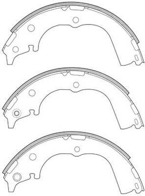 SB BS21317 Brake shoe set BS21317: Buy near me at 2407.PL in Poland at an Affordable price!