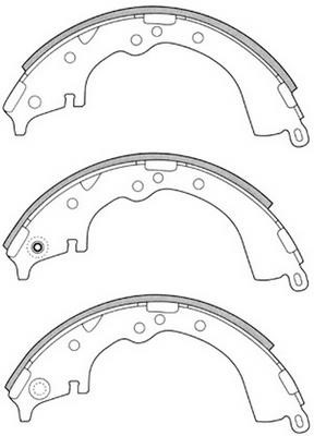 SB BS21335 Brake shoe set BS21335: Buy near me in Poland at 2407.PL - Good price!