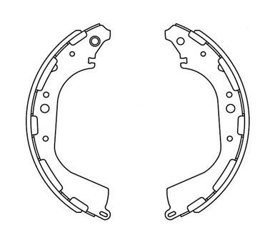 SB BS22189 Brake shoe set BS22189: Buy near me at 2407.PL in Poland at an Affordable price!