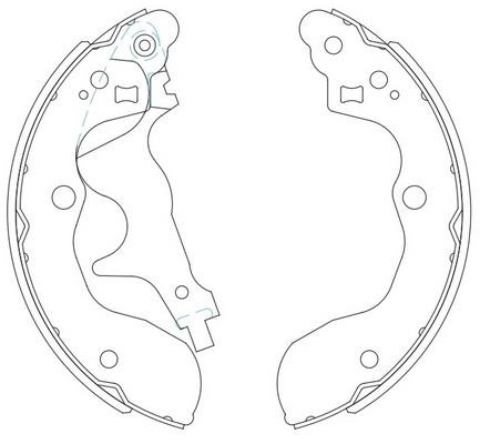 SB BS29801 Brake shoe set BS29801: Buy near me at 2407.PL in Poland at an Affordable price!
