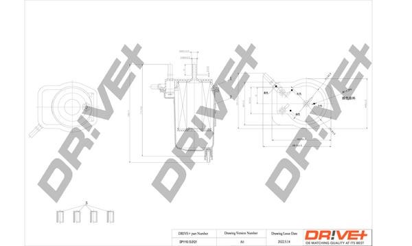 Dr!ve+ DP1110.13.0121 Топливный фильтр DP1110130121: Отличная цена - Купить в Польше на 2407.PL!