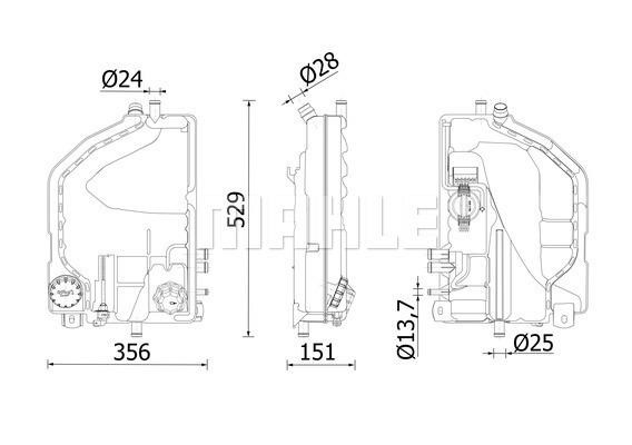 Wilmink Group WG2184411 Expansion Tank, coolant WG2184411: Buy near me in Poland at 2407.PL - Good price!