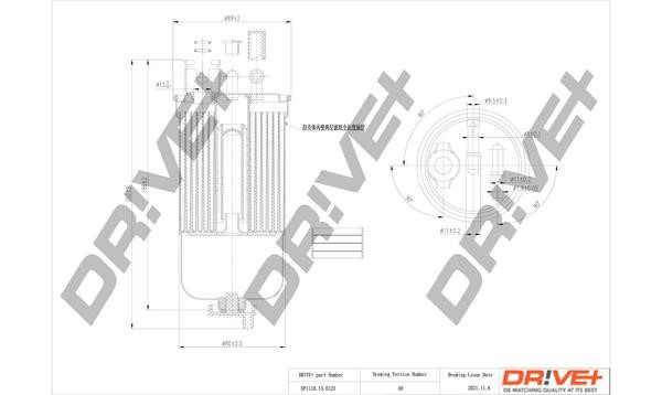 Dr!ve+ DP1110.13.0123 Топливный фильтр DP1110130123: Отличная цена - Купить в Польше на 2407.PL!