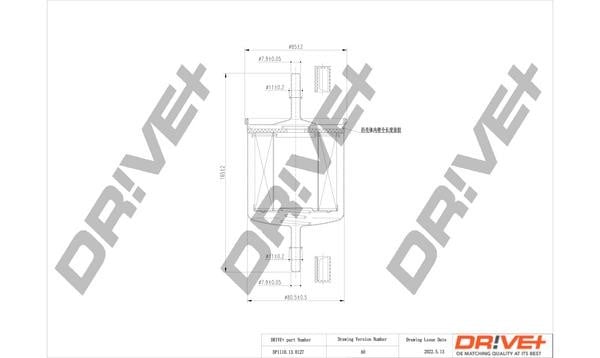 Dr!ve+ DP1110.13.0127 Топливный фильтр DP1110130127: Отличная цена - Купить в Польше на 2407.PL!