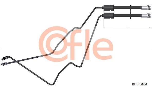 Cofle 92.BH.FD104 Brake Hose 92BHFD104: Buy near me in Poland at 2407.PL - Good price!