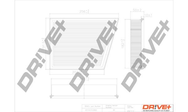 Dr!ve+ DP1110.10.0692 Air filter DP1110100692: Buy near me in Poland at 2407.PL - Good price!