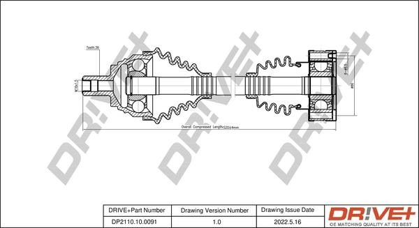 antriebswelle-dp2110-10-0091-49341774